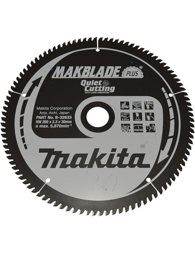 MAKITA PIŁA TARCZOWA  260x30x100z MAKBLADE PLUS DREWNO
