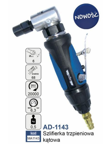 ADLER SZLIFIERKA PROSTA PNEUMATYCZNA KĄTOWA