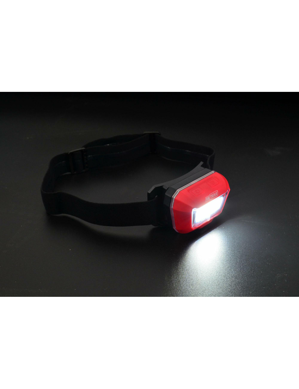 AWTOOLS BLACK LINE LATARKA CZOŁOWA FRONTE COB LED Z CZUJNIKIEM RUCHU