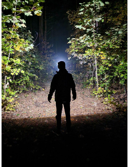 AWTOOLS BLACK LINE LATARKA CZOŁOWA FRONTE COB LED Z CZUJNIKIEM RUCHU