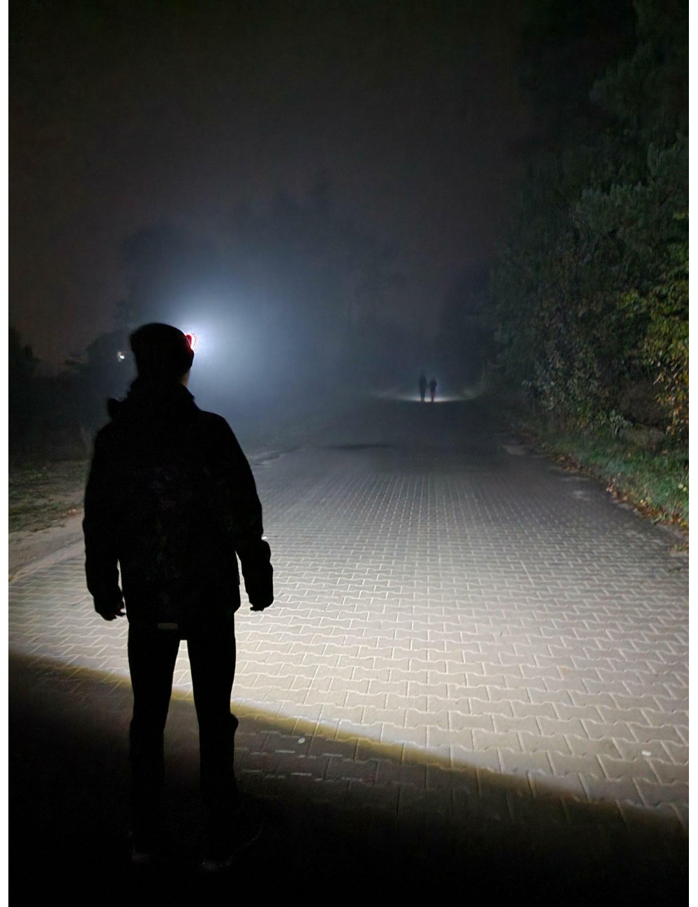 AWTOOLS BLACK LINE LATARKA CZOŁOWA FRONTE COB LED Z CZUJNIKIEM RUCHU