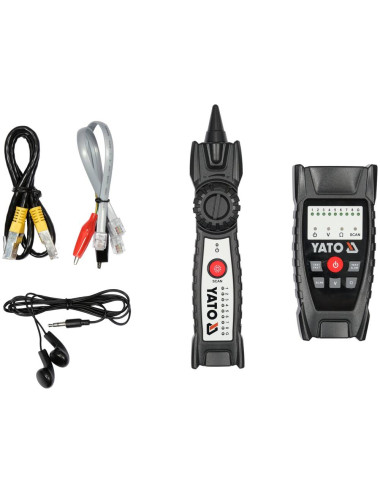 LOKALIZATOR KABLI I TESTER PRZEWODÓW SIECIOWYCH RJ11 RJ45 YATO YT-73137
