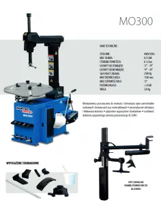 MONTAŻOWNICA AUTOMATYCZNA DO OPON  MO300   400V