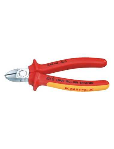KNIPEX SZCZYPCE BOCZNE IZOLOWANE160mm