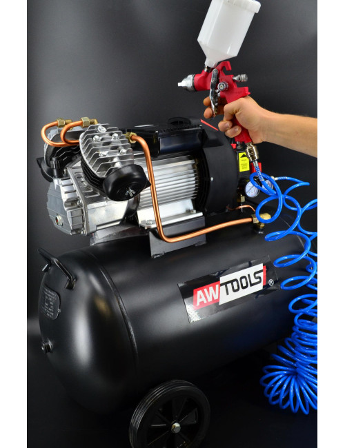 AWTOOLS SPRĘŻARKA OLEJOWA ZVA-50L V WYDAJNOŚĆ 370/min. ZBIORNIK 50l