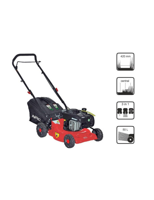 NAC KOSIARKA SPALINOWA BEZ NAPĘDU 42cm BRIGGS & STRATTON 125cc  LP42-450E