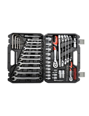 YATO ZESTAW KLUCZY 77 elem. L  1/4" / 1/2"  38781