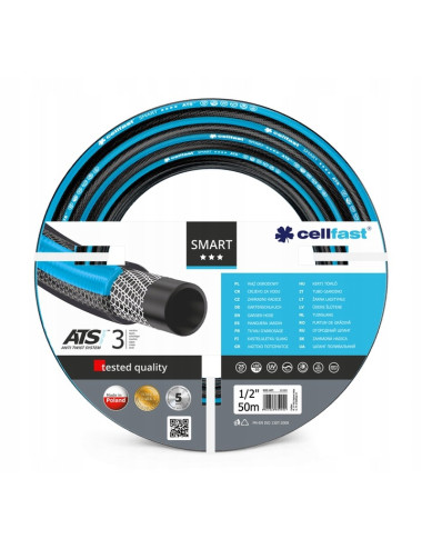 CELLFAST WĄŻ OGRODOWY SMART ATS 1/2" 50mb