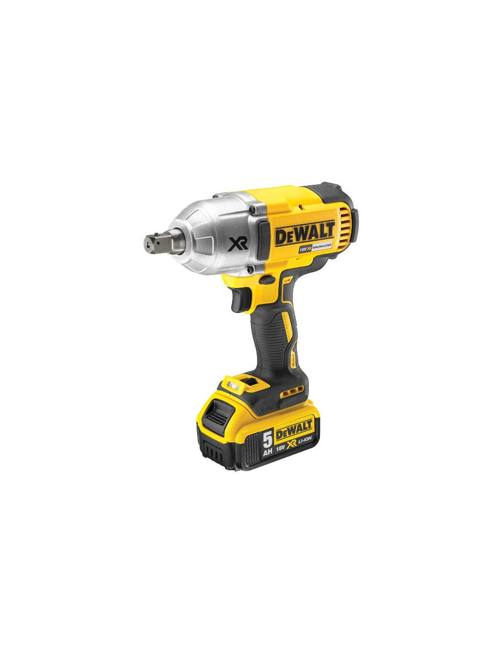 DEWALT KLUCZ UDAROWY 18V 1/2" 950Nm 3-BIEGI 2 x 5,0Ah LI-ION DCF899P2