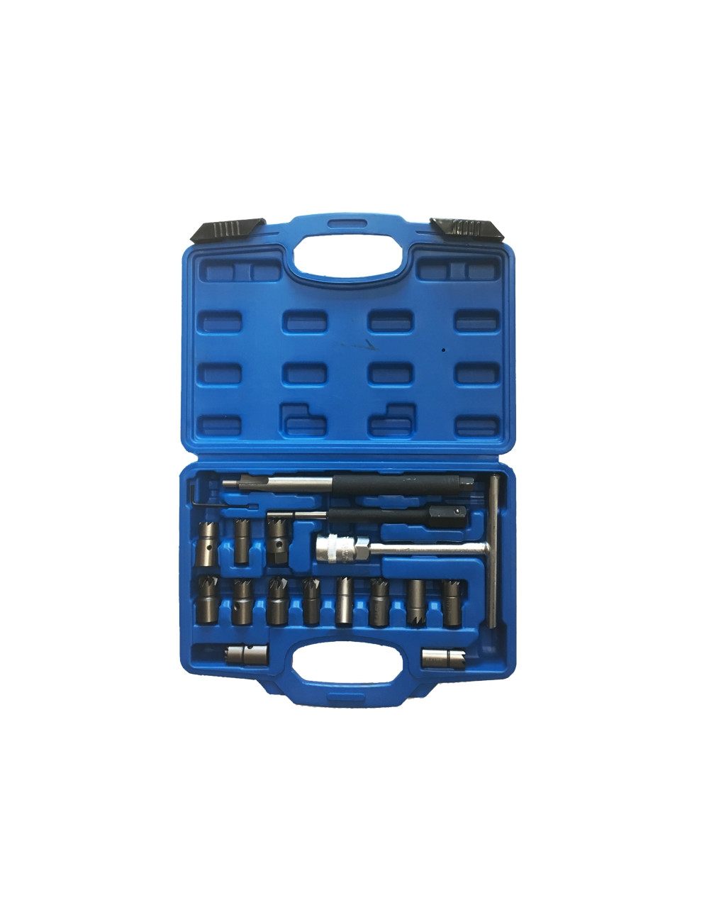 SATRA ZESTAW FREZÓW DO GNIAZD WTRYSKIWACZY 17szt.