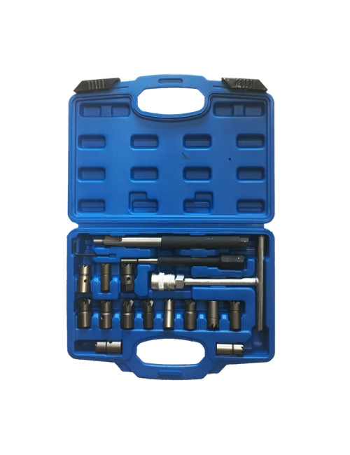 SATRA ZESTAW FREZÓW DO GNIAZD WTRYSKIWACZY 17szt.