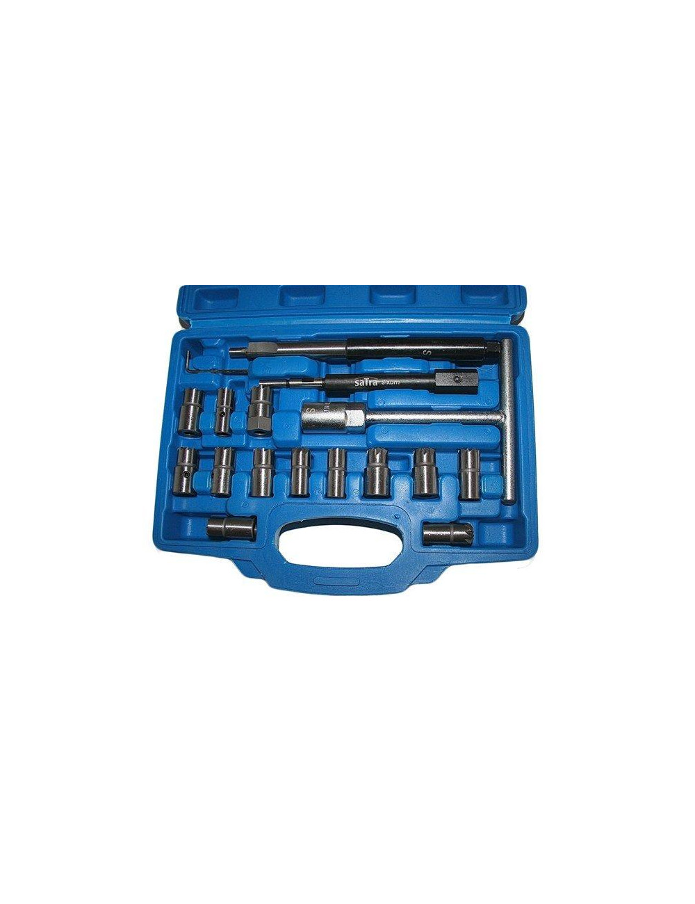 SATRA ZESTAW FREZÓW DO GNIAZD WTRYSKIWACZY 17szt.