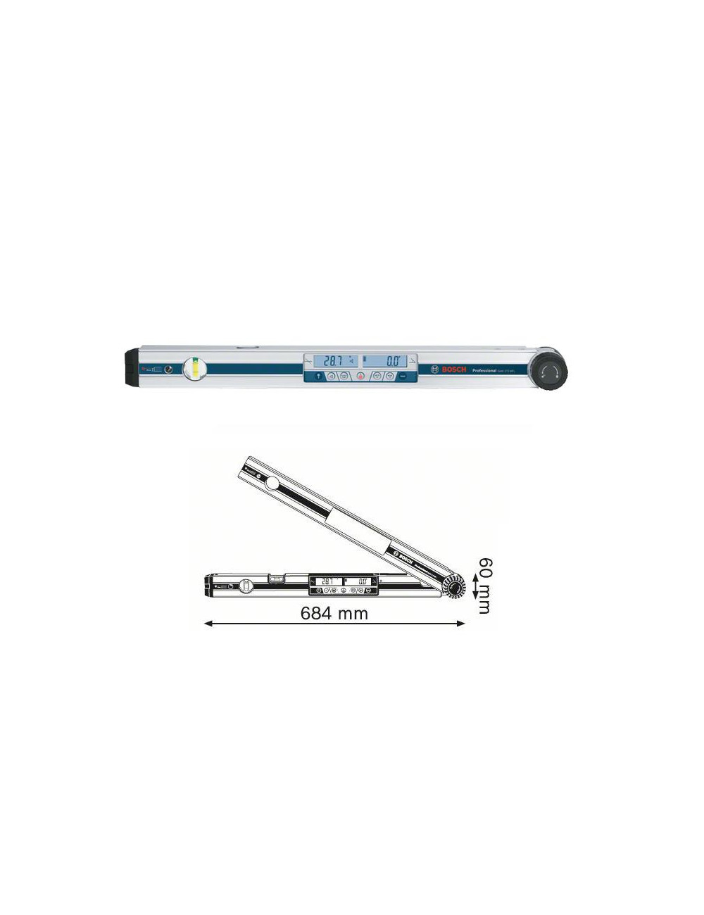 BOSCH KĄTOMIERZ ELEKTRONICZNY GAM270MFL