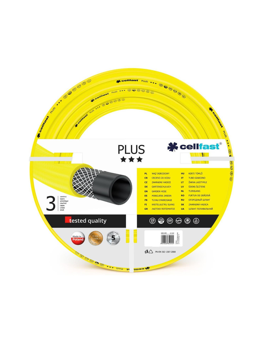 WĄŻ OGR.PLUS 3/4" 50m PL   /CF