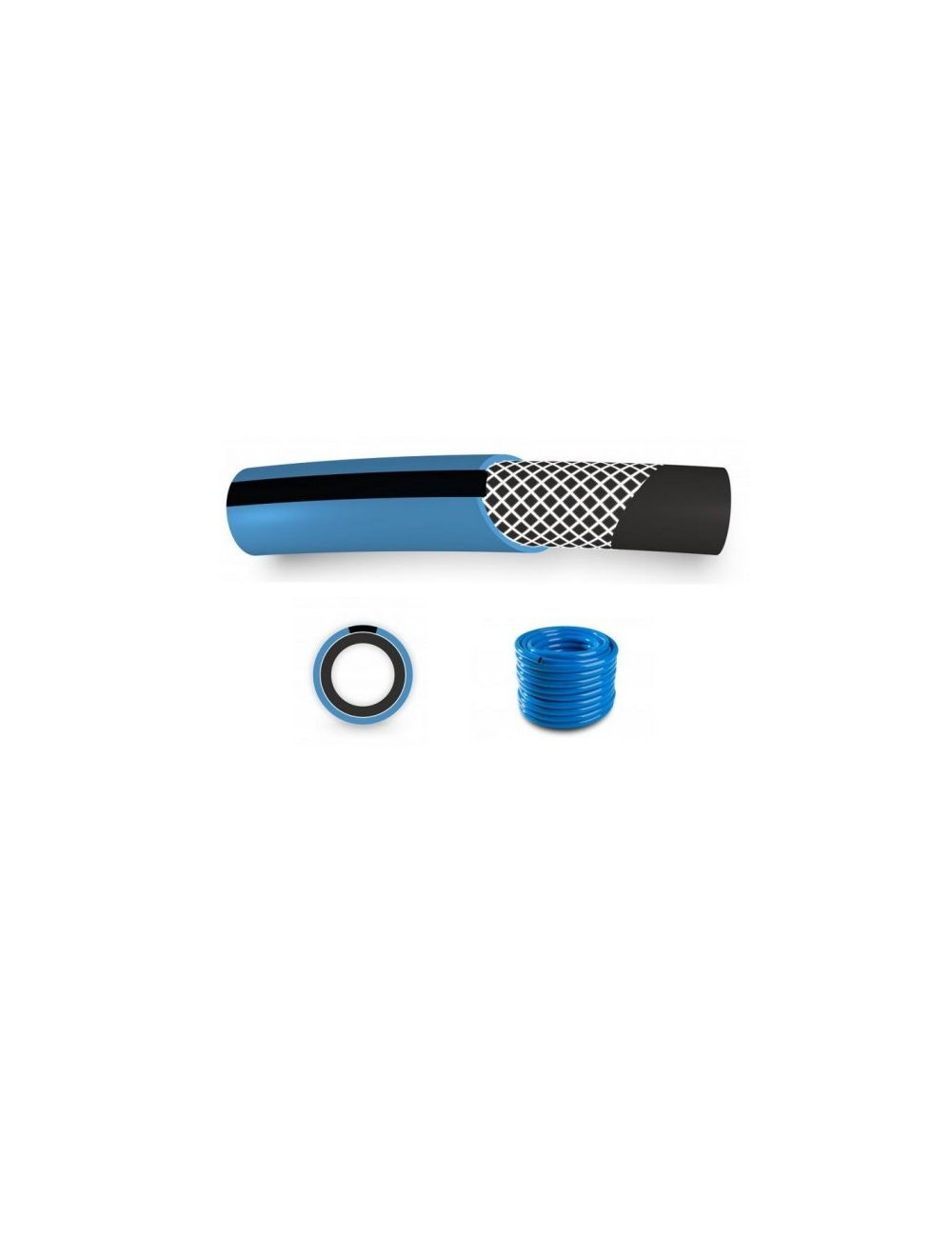 WĄŻ DO SPRĘŻONEGO POWIETRZA FI   6mm x 50m, NIEBIESKI, PROFESIONALNY