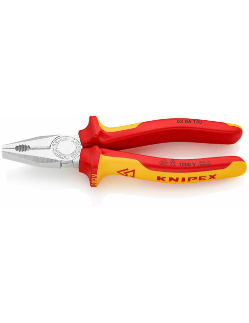 KNIPEX SZCZYPCE UNIWERSALNE IZOLOWANE 180mm