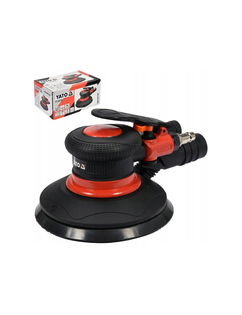 YATO SZLIFIERKA MIMOŚRODOWA PNEUMATYCZNA 150mm 09739