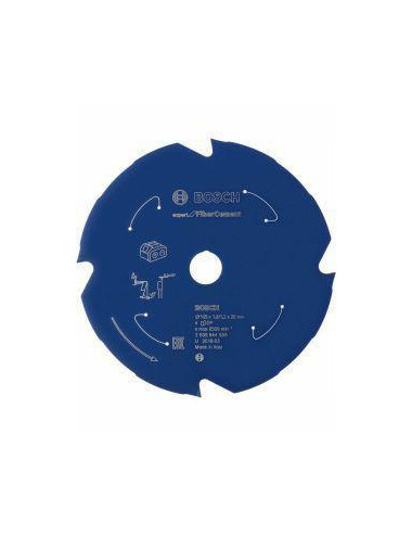 BOSCH PIŁA TARCZOWA FIBER CEMENT EXPERT 160x20mm 4-ZĘBY