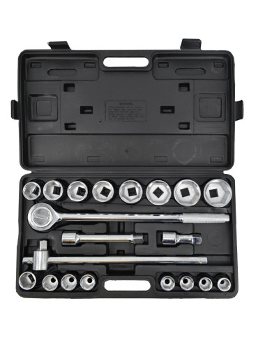 AWTOOLS ZESTAW KLUCZY 21el. 3/4"/ PLASTIKOWA WALIZKA