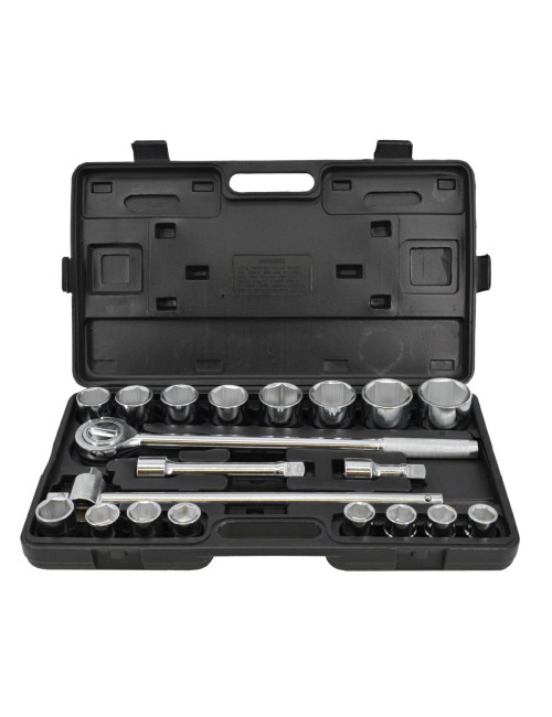 AWTOOLS ZESTAW KLUCZY 21el. 3/4"/ PLASTIKOWA WALIZKA