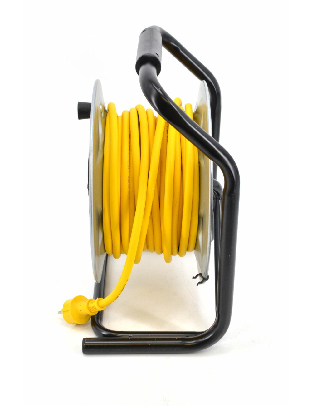 AWTOOLS PRZEDŁUŻACZ BĘBEN METALOWY ŻÓŁTY HEAVY DUTY 30m 3x2,5 mm 16A / 3680W / IP44 NEOPREN