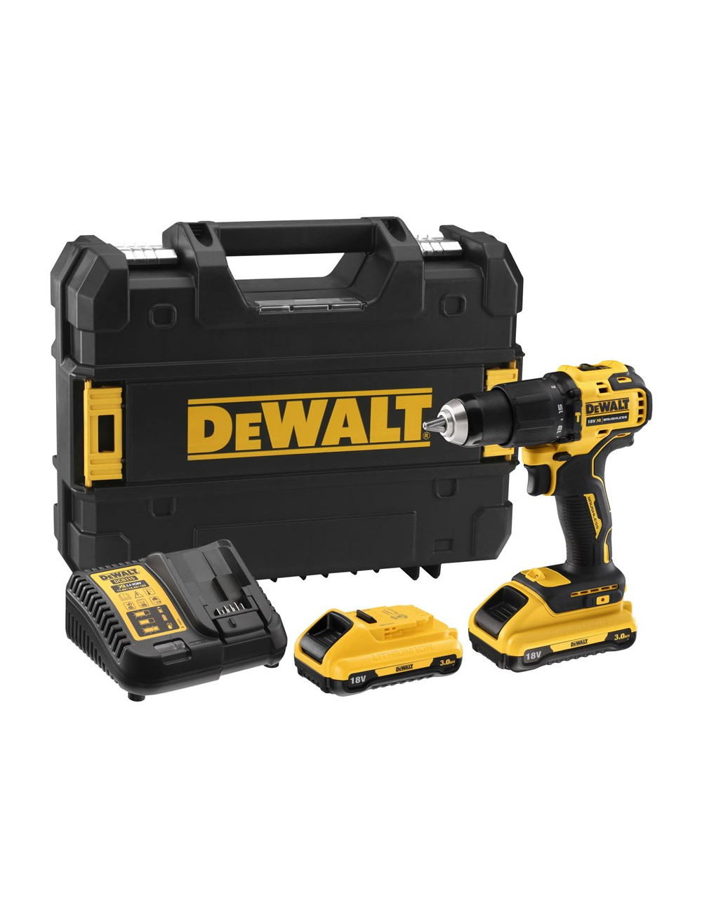 DEWALT WIERTARKO-WKRĘTARKA UDAROWA 18V 65Nm 2x3,0Ah BRUSHLESS DCD709L2T