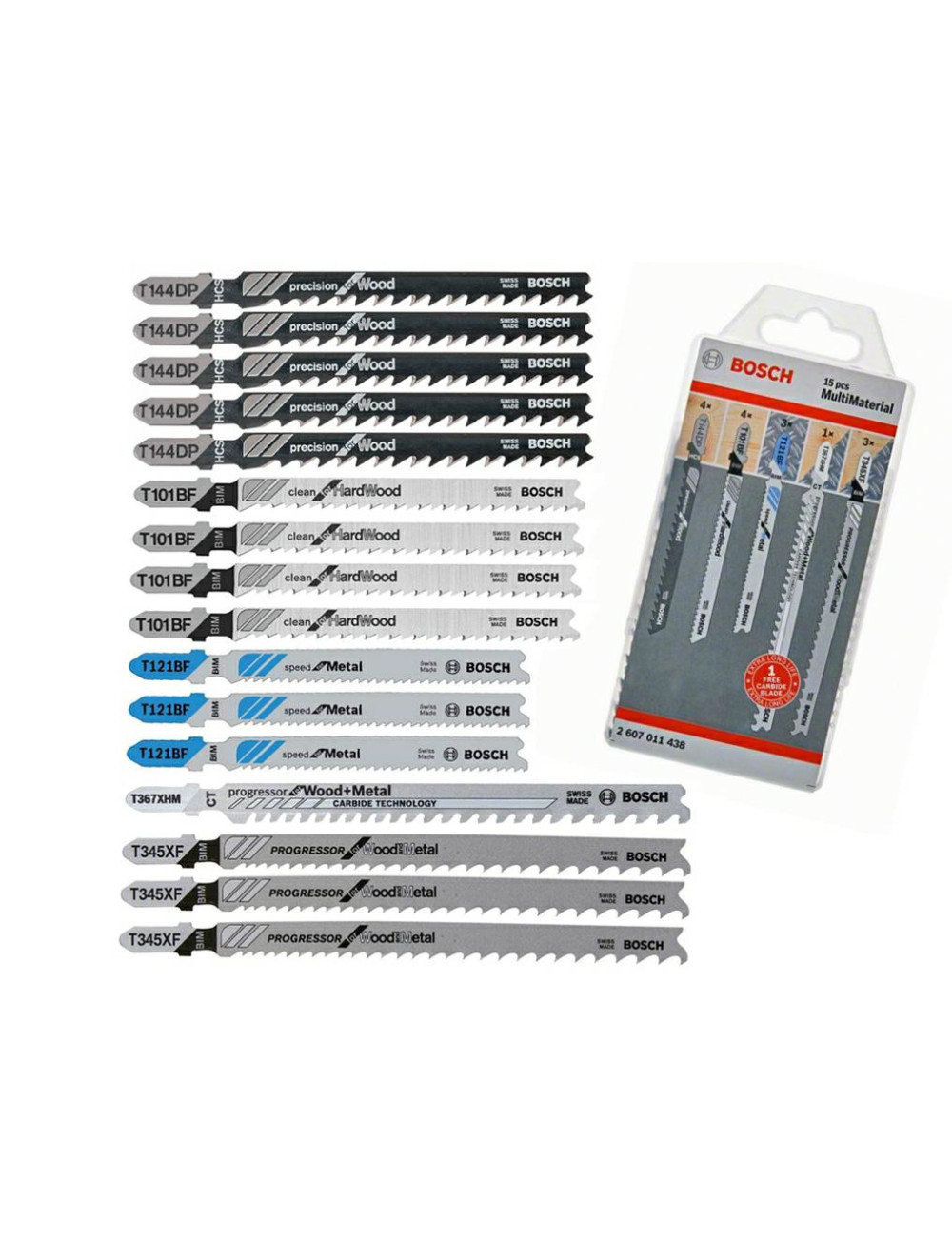 BOSCH BRZE.T ZEST.MULTIMATERIAL  14+1szt