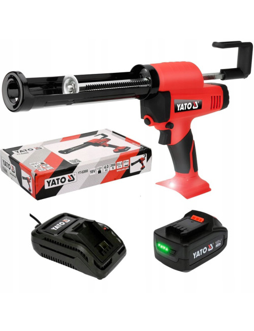 YATO PISTOLET DO SILIKONU I KLEJU 18V + AKU.