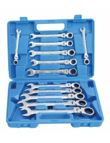 SATRA KLUCZE PŁASKO-OCZKOWE  PRZEGUBOWE Z GRZECHOTKĄ 8-22mm