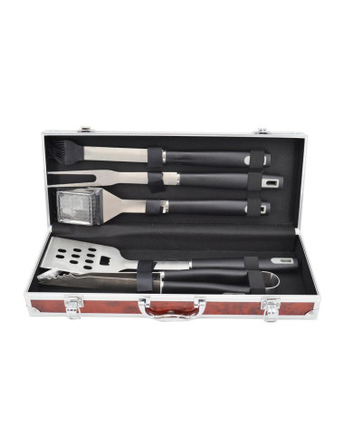 MASTER GRIL LZESTAW AKCESORIÓW DO GRILLA  5szt./ WALIZKA