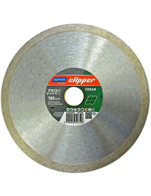 NORTON TARCZA D.PEŁNA 180mm CLIPPER