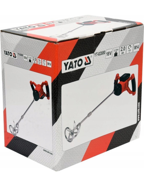 YATO MIESZARKA DO ZAPRAW 18V 2,0Ah, ŁADOWARKA