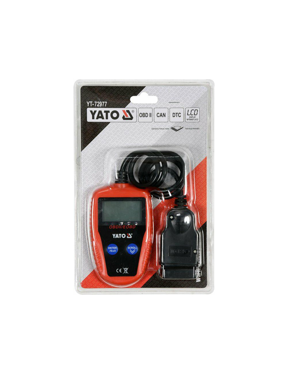 YATO TESTER DIAGNOSTYCZNY OBD/EOBD