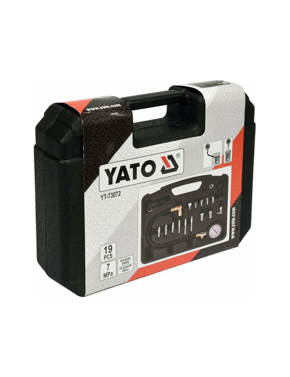 YATO MIERNIK CIŚNIENIA SPRĘŻANIA DIESEL
