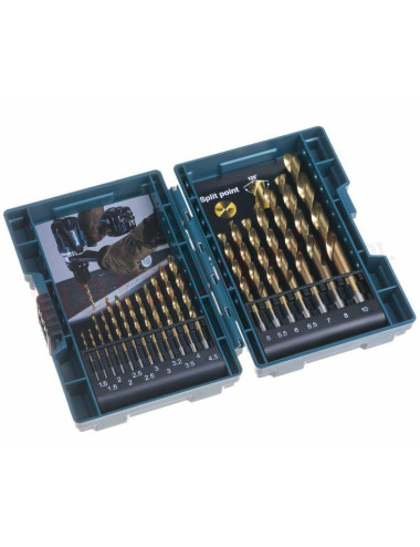 MAKITA ZEST.WIERT.TYTAN HSS-G TIN 19szt.