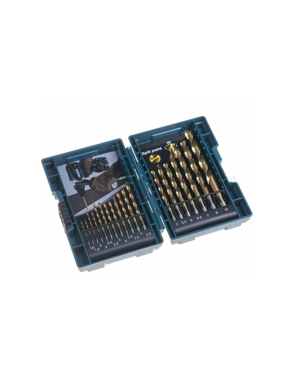 MAKITA ZEST.WIERT.TYTAN HSS-G TIN 19szt.