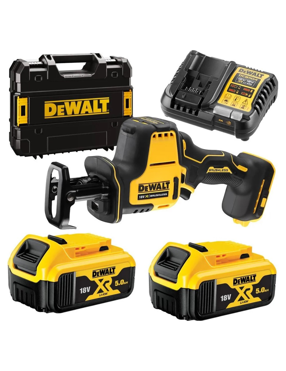 DEWALT PIŁA SZABLASTA 18V DCS369P2 2x5,0Ah TSTAK