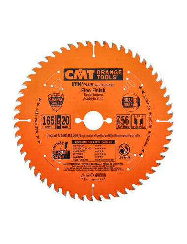 PIŁA UNIWERSALNA ITK D=165 F=20 Z=24N K=1,7 1,0 ULTRACIENKA 273.165.56H