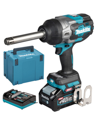 MAKITA KLUCZ UDAROWY 40V XGT TW011GM201 1900Nm 3 4" 1x4,0Ah DŁUGI TRZPIEŃ PIERŚCIEŃ