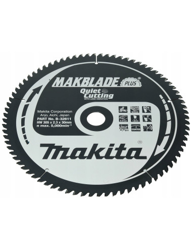 MAKITA PIŁA TARCZOWA  305x30x80z MAKBLADE PLUS DREWNO