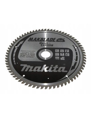 MAKITA PIŁA TARCZOWA  260x30x70z MAKBLADE PLUS DREWNO