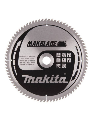 MAKITA PIŁA TARCZOWA  305x30x80z MAKBLADE DREWNO