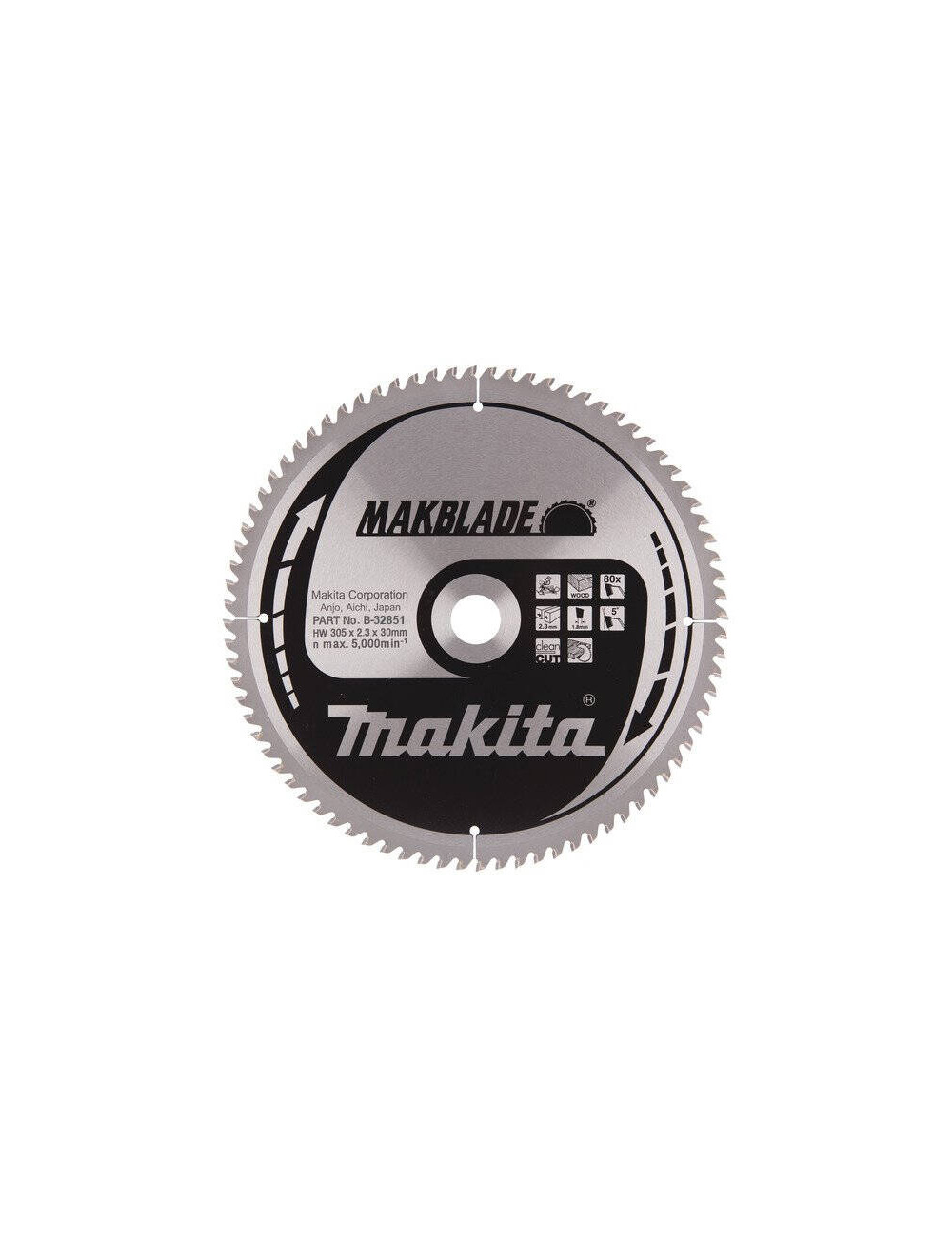 MAKITA PIŁA TARCZOWA  305x30x80z MAKBLADE DREWNO