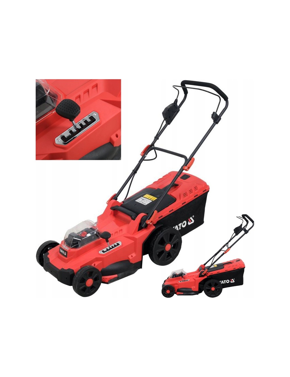 YATO KOSIARKA 2x18V 43cm + 2x4,0Ah + PODWÓJNA ŁADOWARKA