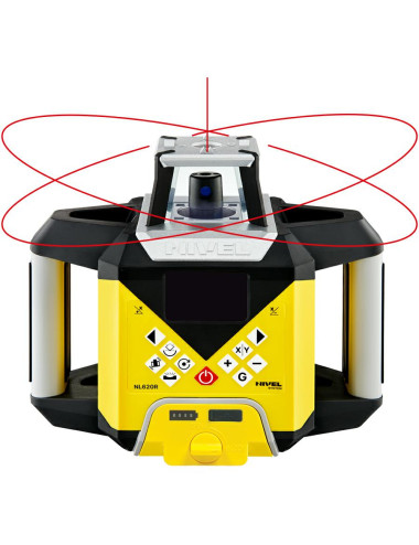 NIVEL SYSTEM NIWELATOR LASEROWY NL620R DIGITAL wiązka czerwona
