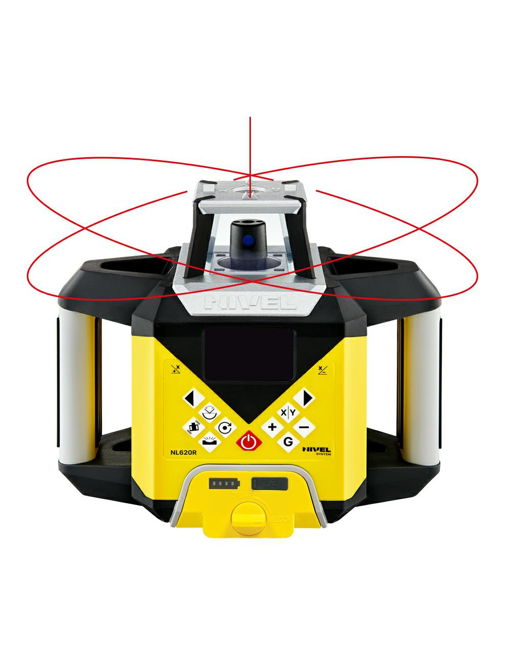 NIVEL SYSTEM NIWELATOR LASEROWY NL620R DIGITAL wiązka czerwona