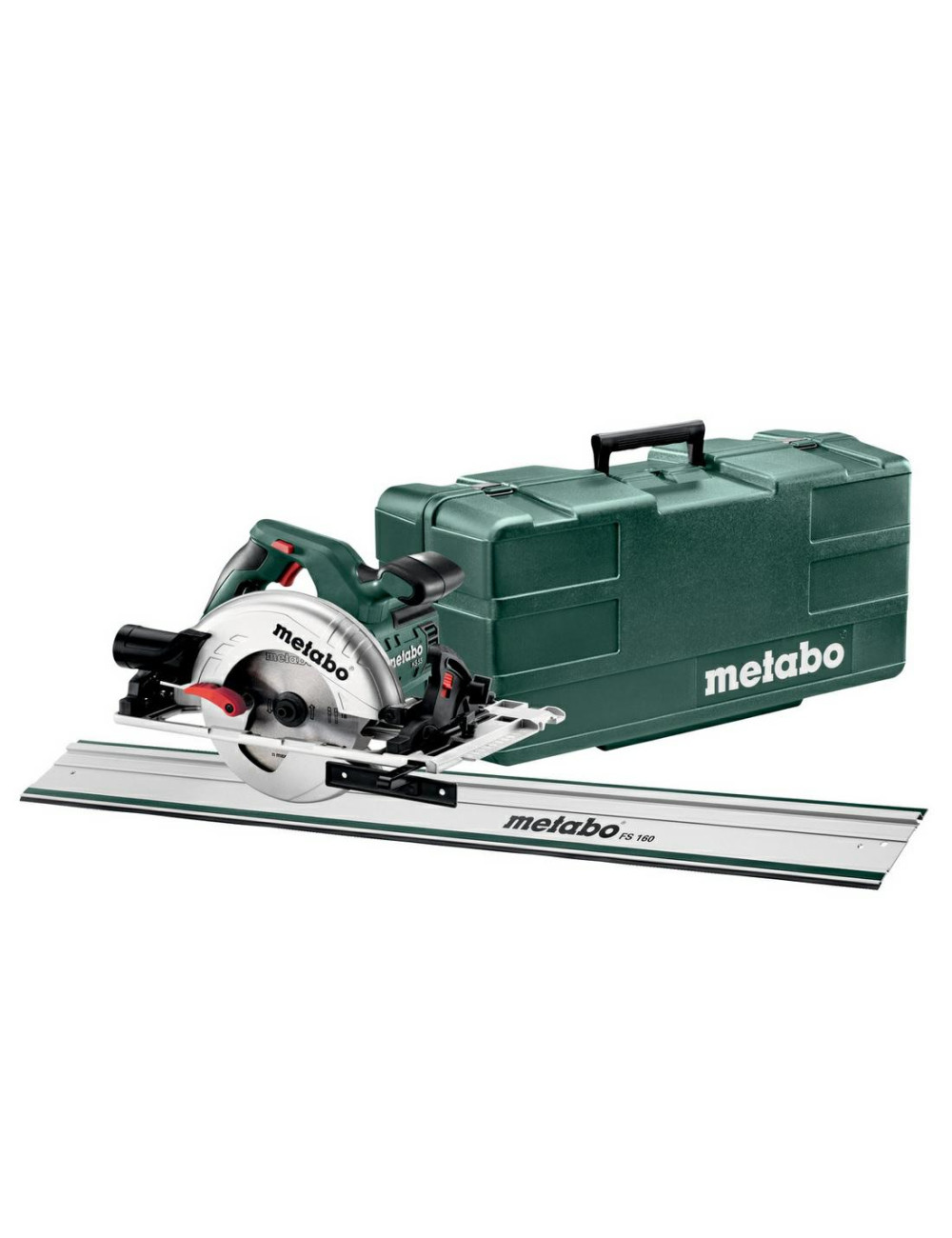 METABO PILARKA TARCZOWA 1200W 160x20mm WALIZKA + SZYNA FS 160 KS 55 FS