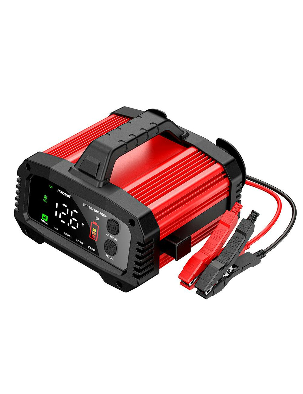 EM PROSTOWNIK FOXSUR 12V&amp;24V 25A LCD