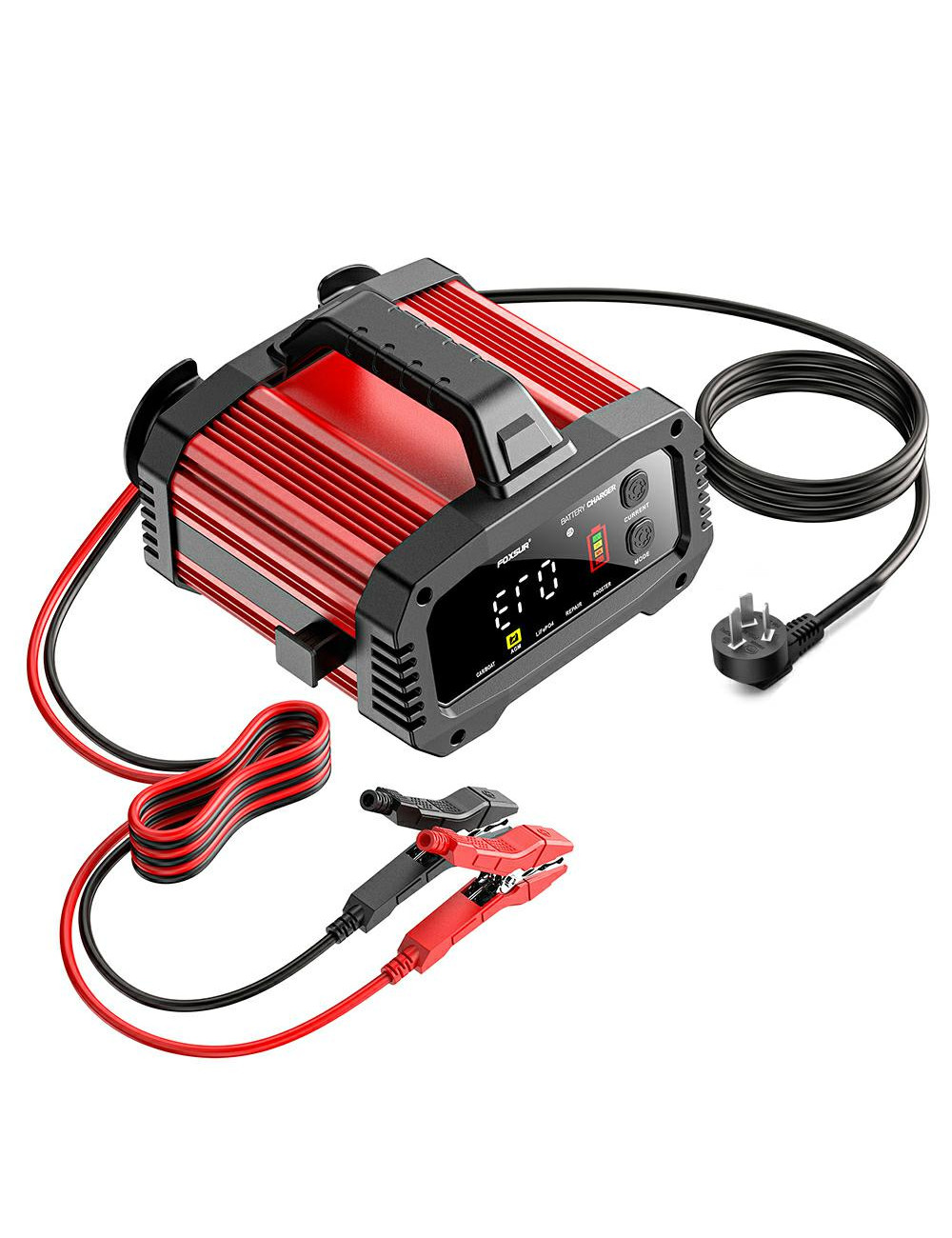 EM PROSTOWNIK FOXSUR 12V&amp;24V 25A LCD