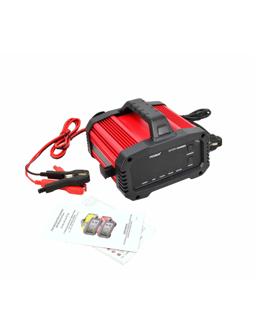 EM PROSTOWNIK FOXSUR 12V&amp;24V 25A LCD